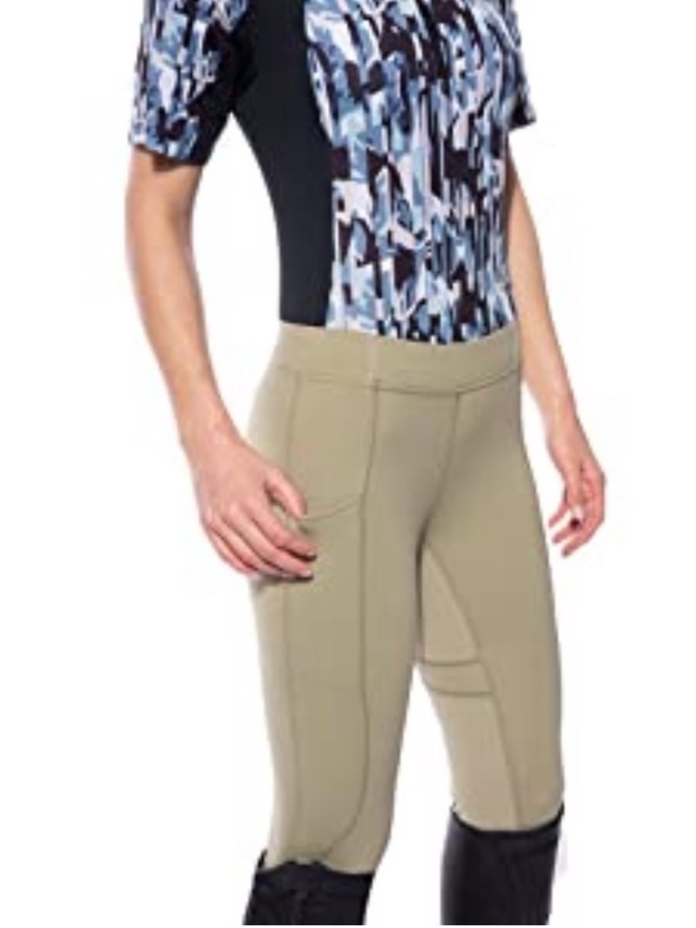 NWT Kerrits Women’s Flex Tight II Full Seat Riding Pant - Large - Tan Equestrian